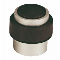 Butée De Porte Au Sol Vachette 3737 Aluminium Finition Champagne Avec Amortisseur