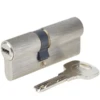 Cylindre Débrayable Yale YC1000+ Nickelé - 4 Clés - 30 X 30 Mm -Magasin D'Outils Pour La Maison Élégant 1000p