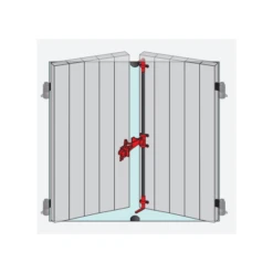 Sachet D'accessoires Pour Espagnolette Tubrain Torbel Alu Noir