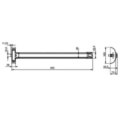 Serrure Anti-panique Vachette 1910 Grise Porte Bois Métal 1 Point Réversible Avec Gâche - 850mm -Magasin D'Outils Pour La Maison Élégant 3 19