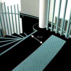 Dalle Podotactile En Caoutchouc Tactidal Romus 800 X 420 Mm - Noir 4254 -Magasin D'Outils Pour La Maison Élégant 4250s1