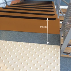 Dalle Podotactile PU Adhésive Accessdal Romus - 1400 X 400 Mm - Blanc RAL 9016 4323 -Magasin D'Outils Pour La Maison Élégant 4443s 1