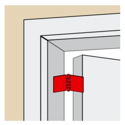 Charnière à Souder Acier 5 Nœuds Pour Porte En Métal - 12 X 50 X 50 Mm -Magasin D'Outils Pour La Maison Élégant 5noeuds2 1