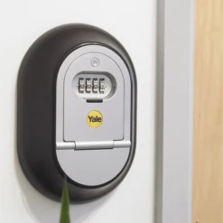 Boîte Coffre-fort Sécurité Murale Clefs Code 4 Chiffres Gris