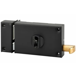 Serrure En Applique Horizontale à Tirage Pour Cylindre Thirard Gauche