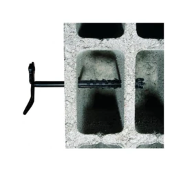 Arrêt Volet Parpaing Brique Creuse 190 Mm Tige Ø10mm Acier Noir X2 -Magasin D'Outils Pour La Maison Élégant application parpaing
