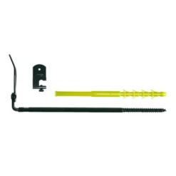 Arrêt Volet ISO Isolation Extérieure 10 Mm X 320 Mm Noir