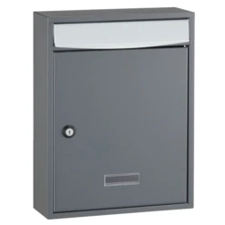 Boite Aux Lettres Individuelle Decayeux - 340 X 260 X 85 Mm - Acier Gris