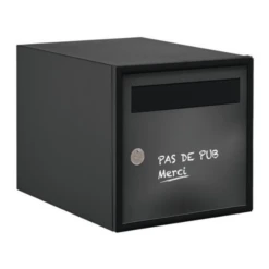 Boite Aux Lettres Normalisée "Stylis" 299 X 299 X 390 Mm Acier Galvanisé