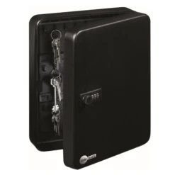 Armoire Clefs Murale Métallique Sécurisée 46 Clefs 3 Chiffres Noir Mat -Magasin D'Outils Pour La Maison Élégant boite clefs murale 46 clefs