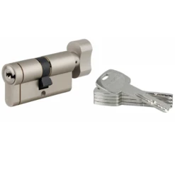 Cylindre à Bouton Thirard Transit 1 - Nickel Velours - 35 X 35 Mm