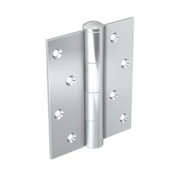 Charnière à Visser 120 X 100 Mm Acier Zingué Axe Ø 14 Mm Fixation Chant