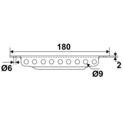 Crémaillère En Aluminium Noir Torbel Volet Alu Et PVC Longueur 180 Mm