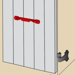 Crémaillère En Aluminium Blanc Torbel Volet Alu Et PVC Longueur 180 Mm -Magasin D'Outils Pour La Maison Élégant crem2 1