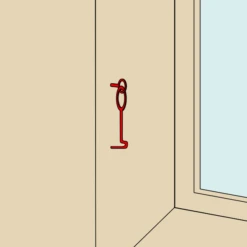 Crochet De Contrevent Avec Piton Torbel Acier Zingué Blanc 200 Mm -Magasin D'Outils Pour La Maison Élégant crochet2 6