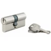 Cylindre De Sûreté - Laiton Nickelé - 30 X 35 Mm -Magasin D'Outils Pour La Maison Élégant cylindre 30x35 1