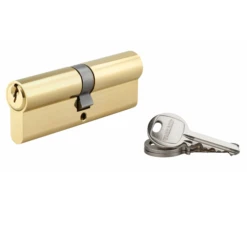 Cylindre De Serrure à Profil Européen Thirard Laiton - 45 X 45 Mm