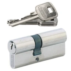 Cylindre Européen Double Entrée Nickelé Thirard 30 X 40 Mm 216266