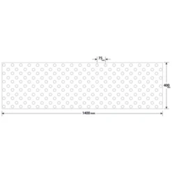 Dalle Podotactile PU Adhésive Accessdal Romus - 1400 X 400 Mm - Gris Foncé RAL 7015 4324 -Magasin D'Outils Pour La Maison Élégant d4322