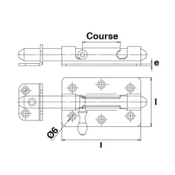 Verrou Box Bouton Poire Gâche Ø 12mm Longueur 80mm Inox 316 Brossé -Magasin D'Outils Pour La Maison Élégant dimensions verrou box poire