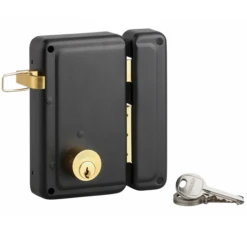 Serrure En Applique Verticale à Tirage Et à Cylindre Thirard Droit