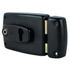 Serrure En Applique Horizontale à Fouillot Pour Grille - Freelox - Axe 60 Mm - Sens Droit