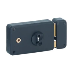 Boitier Serrure De Grille 140x88 Noir Main Droite Thirard 009769