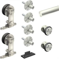 Ensemble Mantion Tub-Design 80 W En Inox - Rail 2,10 M