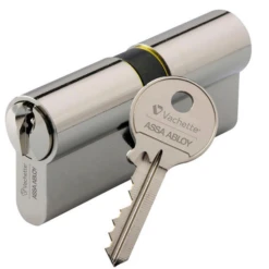 Cylindre Vachette First Nickelé - 3 Clés - 45 X 45 Mm