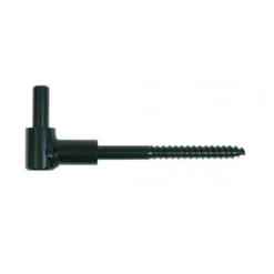 Gond De Double Volet ING Fixations Bois - Noir - Diamètre 14 Mm