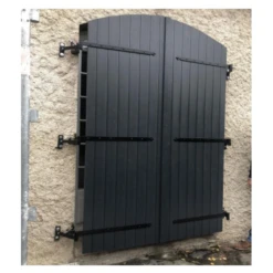 Corps Gond Déporté Isolation Extérieure 60-160 Mm Ø14mm Acier Noir -Magasin D'Outils Pour La Maison Élégant gond volet battant exterieu