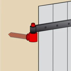Gond à Vis Bois Torbel Inox Et Laiton Diamètre 14 Mm Longueur 80 Mm -Magasin D'Outils Pour La Maison Élégant gondinoxbis