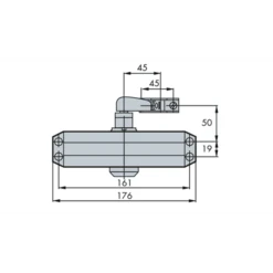 Ferme Porte GR 101 Argent Groom 101311 3660846001387 -Magasin D'Outils Pour La Maison Élégant imageproduct352930 2