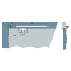 Limiteur D’ouverture Avec Glissière Patte Plate Argent Groom 693901