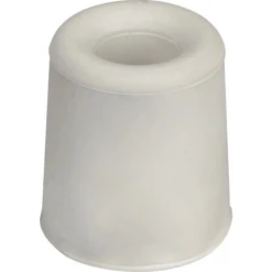 Butoir Caoutchouc Blanc Fixation Murale Diamètre 20 Mm Hauteur 9 Mm