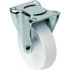 Roulette En Polypropylène Blanc - Diamètre 200 Mm - Capacité De 300 Kg