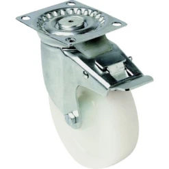 Roulette Sur Platine Pivotante Avec Frein - 200 Mm - 300 Kg