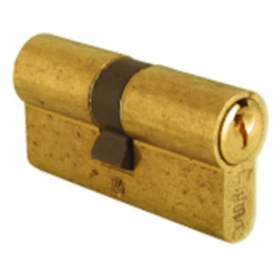 Cylindre Laitonné à 5 Goupilles Tesa TE5 - Avec 3 Clés - 30 X 30 Mm