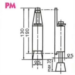 Arrêt De Porte Blanc Petit Modèle 25kg Ets Jean Jourjon 160033