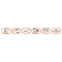 Serrure De Sécurité Enfant à Double Action Twist Locinox TWIST40 9010VCA -Magasin D'Outils Pour La Maison Élégant logo serrure twist40