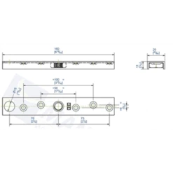 Platine U Pour Fixation Sur Chant Avec Trou Taraudé M12 Mantion 0056W -Magasin D'Outils Pour La Maison Élégant mantion 0015w 2