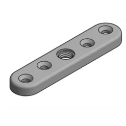 Platine U Pour Fixation Sur Chant Avec Trou Taraudé M10 Mantion 0036W