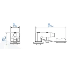 Butée à Pince Avec Vis Inox : Mantion 11213XA2 3660720046541