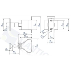 Arrêt De Porte à Pince Brut Avec Mentonnet à Visser Série Forte : Mantion 1302 -Magasin D'Outils Pour La Maison Élégant mantion 1302