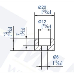 Butée Amortisseur Diamètre 20 Mm : Mantion 4023 3660720012058