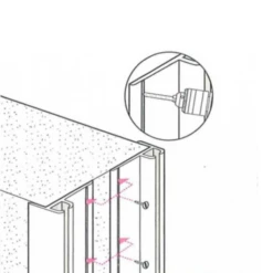 Joint Isolation Coupe-feu Porte Va-et-vient 46-54 Mm 2.5 M Noir -Magasin D'Outils Pour La Maison Élégant mise en place joint coupe f
