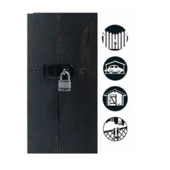 Master Lock Porte Cadenas En Fonte D'acier Zingué MasterLock Avec Oeillet - 140 Mm -Magasin D'Outils Pour La Maison Élégant mise en situation 2 2