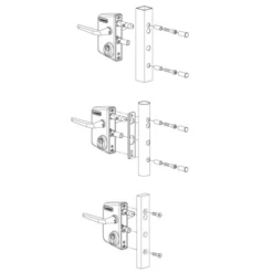 Serrure Réversible Pour Portail Battant - Pêne Demi-tour -Magasin D'Outils Pour La Maison Élégant montage serrure locinox 1
