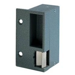 Gâche électrique En Applique Aluminium Pour Serrure Horizontale à établissement De Courant 12V à Contact Stationnaire - Sens Gauche