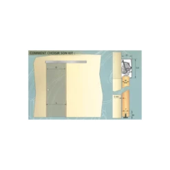 Kit Soft Close Pour Baie Pour Porte Largeur 1030-1080 Mantion SC-100 8 Kit Soft Close Pour Baie Pour Porte Largeur 1030-1080 Mantion SC-100 -Magasin D'Outils Pour La Maison Élégant p171792 pic1